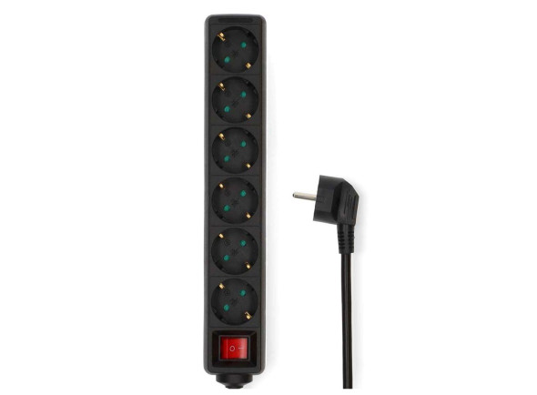 Nedis Extensão elétrica 6x schuko 3m Nedis Extensão elétrica 6x schuko 3m
